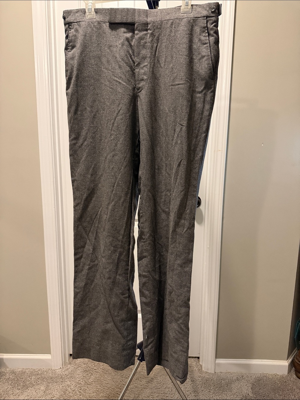 Neiman Marcus Men's Gray Dress Trousers